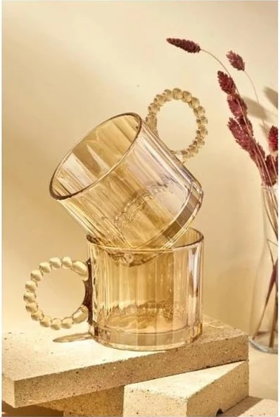 Perotti 15863 Ringo Line 2'li Kupa 325 Ml Amber - 3