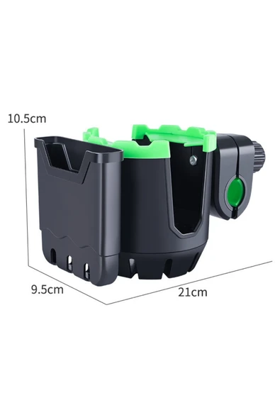 Motorsiklet Bisiklet Atv Telefon ve Bardak Tutucu Tutacağı 2in1 X23 - 2