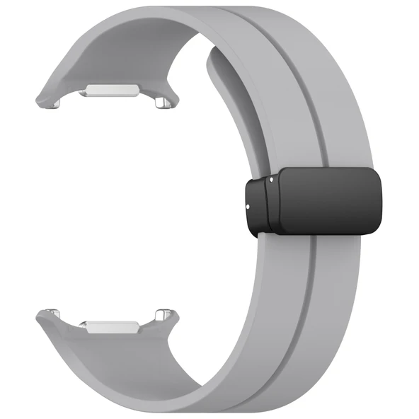 Samsung Galaxy Watch 7 Ultra 47mm Uyumlu Manyetik Mıknatıslı Band Silikon Kordon Kayış - 7