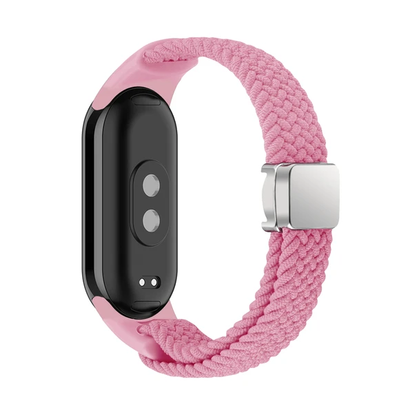 Xiaomi Mi Band 8 Mi Band 9 Uyumlu Manyetik Mıknatıslı Band Örgü Kordon Kayış - 7