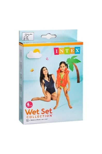 Şişme Can Yeleği Yüzme Can Yeleği Deniz Yeleği Şişme Cankurtaran Yelek Life Vest Emniyet 50x47 cm. - 5