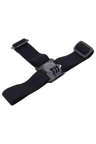 GoPro Aksiyon Kamera ile Uyumlu Kafa Bandı Head Strap Tutucu - 5