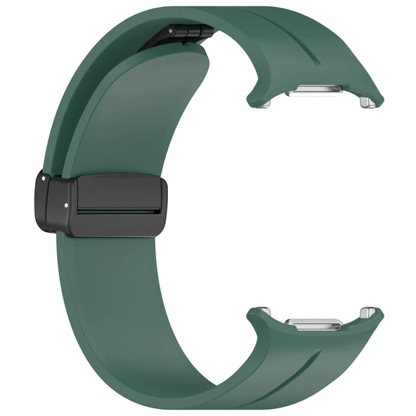 Samsung Galaxy Watch 7 Ultra 47mm Uyumlu Manyetik Mıknatıslı Band Silikon Kordon Kayış - 12