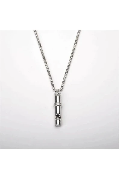 Deprem Düdüğü Çelik Kolye - 4