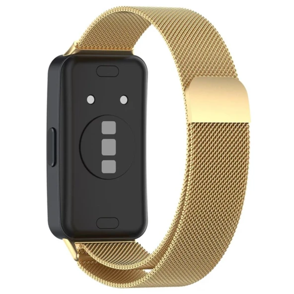 Huawei Band 8 Huawei Band 9 Uyumlu Metal Hasır Manyetik Kordon Kayış - 2