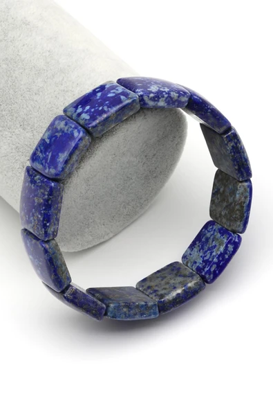Lapis Lazuli Doğal Taş Bileklik 17 x 17 mm Özel Kesim ürün görseli
