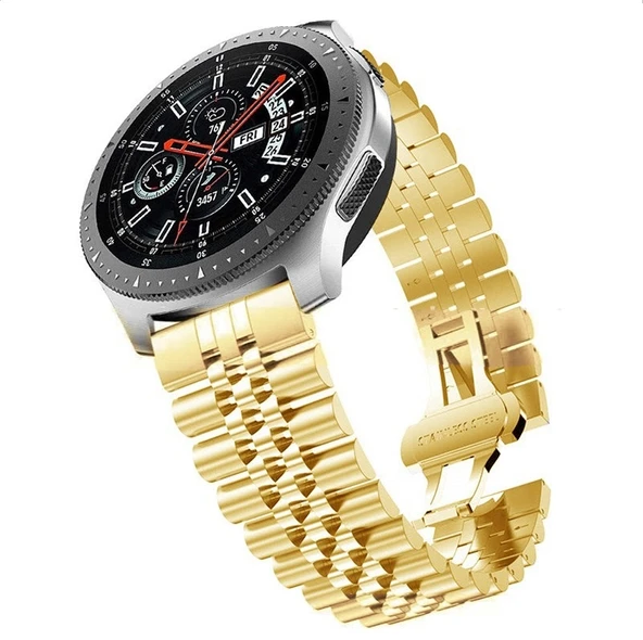 Huawei Watch Gt Gt2 Gt3 Gt4 Honor Watch Uyumlu Rolex Tasarım Kordon - Resim 6