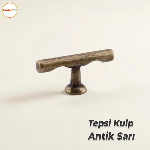 Tepsi Eskitme Antik Sarı Metal Kulp Düğme Mobilya Çekmece Mutfak Dolabı Dolap Modern Kapak Kulpları