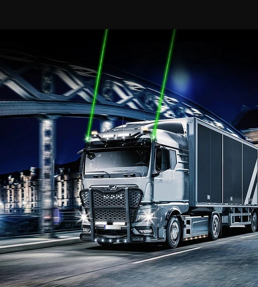 H901 Araç Oto Şarjlı Lazer Uzun Menzilli Uyarı Güvenlik Işığı - 3