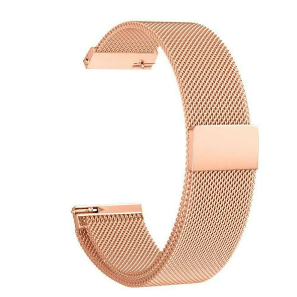 Samsung Gear S3 Frontier&Classic Metal Hasır Mıknatıslı TME Kordon - Resim 3