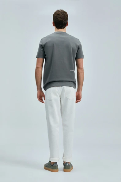 Thınk Modern Grafik T- Shirt Koyu Yeşil - 6