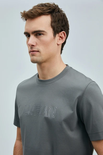 Thınk Modern Grafik T- Shirt Koyu Yeşil - 3