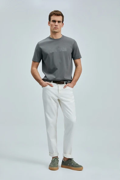Thınk Modern Grafik T- Shirt Koyu Yeşil - 1