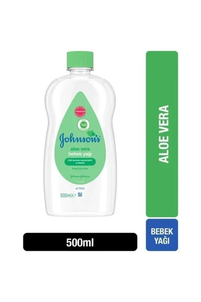 Johnson's Baby Bebek Yağı 500ml Aloe Vera - 3