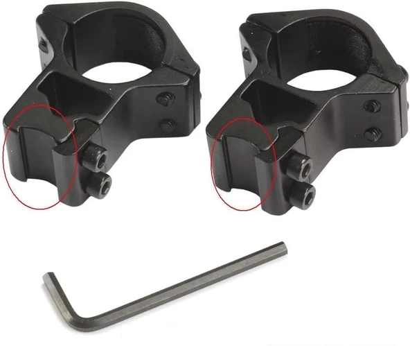 25.4mm Dürbün İçin 11mm Yüksek Havalı  / Av  Ayağı - 2