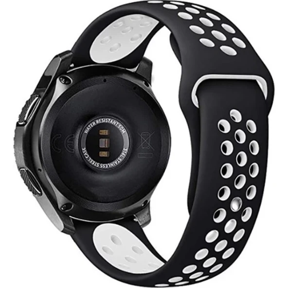 Samsung Gear S3 Classic Frontier TME Spor Silikon Kordon Kayış - Resim 4