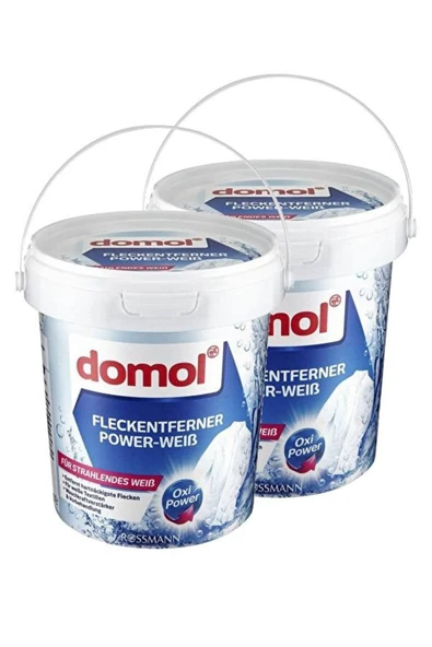 DOMOL Mucizevi Oxi Güç Beyazlara Özel Leke Çıkarıcı Toz 750 Gr (2 Adet)