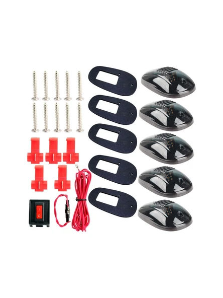 5li Set 12 Ledli Universal Pick Up 4x4 Araç Üstü Park Sis Lambası - 4