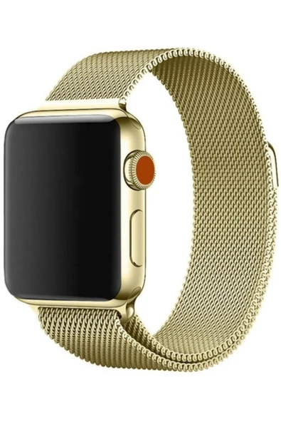 Apple Watch 7 8 9 10 Ultra 2 44 45 46 49mm Uyumlu Metal Hasır Kordon - 10
