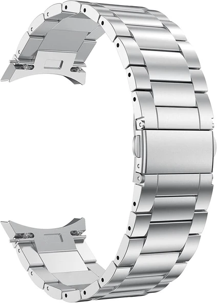 Samsung Galaxy Watch 4 5 6 7 Pro 40 42 44 46mm Uyumlu Çelik Kordon - Resim 6