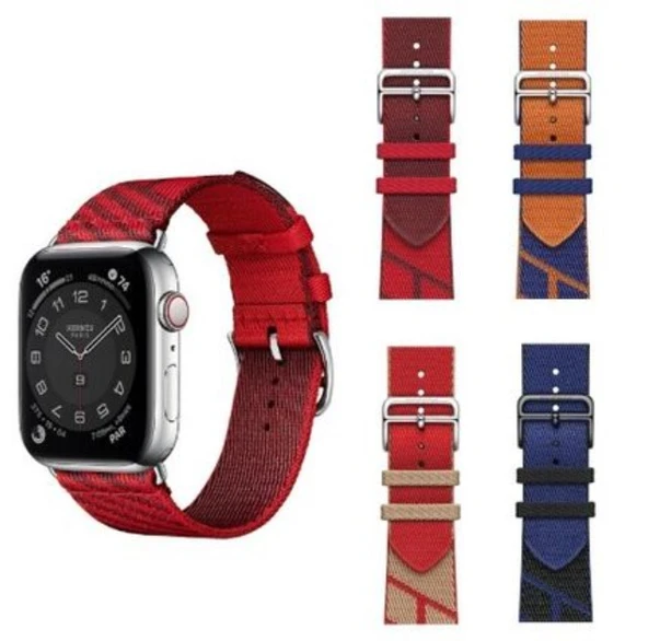 Apple Watch 7 8 9 10 Ultra 2 44 45 46 49mm Uyumlu Hermes Kordon ürün görseli
