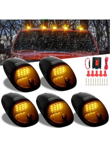 5li Set 12 Ledli Universal Pick Up 4x4 Araç Üstü Park Sis Lambası