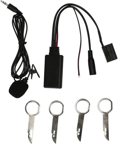 Ford Focus Mondeo Fiesta C-Max ile Uyumlu Bt Mikrofonlu Aux Adaptör Sku64 - 4