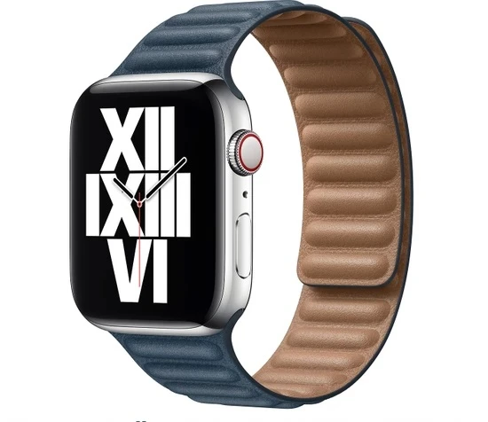 Apple Watch 7 8 9 10 Seri 40 41 42mm Uyumlu Leather Link Kordon - Resim 5