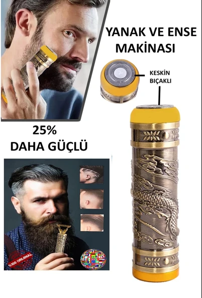 Kp-2074 2 İn 1 Profosyonel Suya Dayanaklı Ense Ve Yanak Makinası - 2