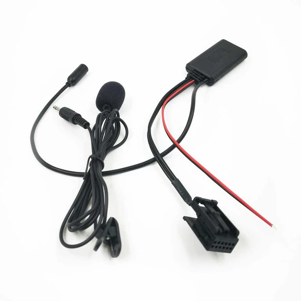 Ford Focus Mondeo Fiesta C-Max ile Uyumlu Bt Mikrofonlu Aux Adaptör Sku64