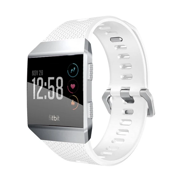 Fitbit Ionic Akıllı Bileklik Renkli Silikon TME Kordon Kayış - Resim 3