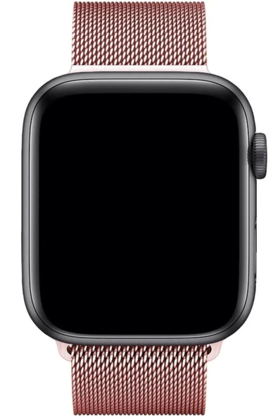 Apple Watch 7 8 9 10 Ultra 2 44 45 46 49mm Uyumlu Metal Hasır Kordon - 4