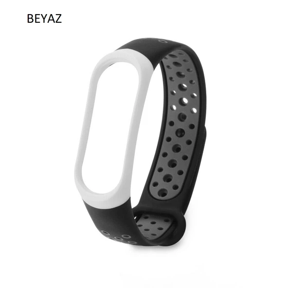 Xiaomi Mi Band 3 4 Uyumlu Akıllı Bileklik Kordon Kayış Spor Model - Resim 9