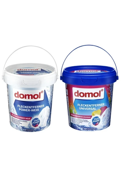 DOMOL Oxi Leke Çıkarıcı Toz Beyaz Ve Renkliler Için 750 G -