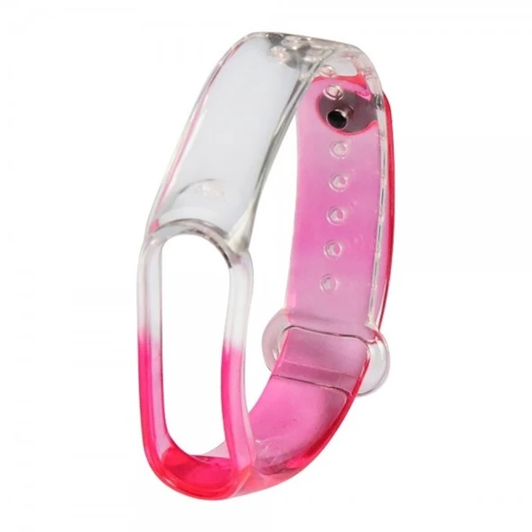 Xiaomi Mi Band 3 4 Akıllı Bileklik Uyumlu Şeffaf Silikon Kordon - 8