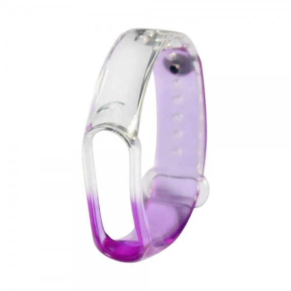 Xiaomi Mi Band 5 Mi Band 6 Mi Band 7 Uyumlu Şeffaf Silikon Kordon - 12
