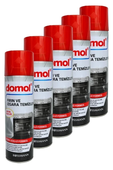 DOMOL Fırın & Izgara Temizleyici Köpük Limonlu Mucizevi Temizlik 500 ml (5 Adet) - 1