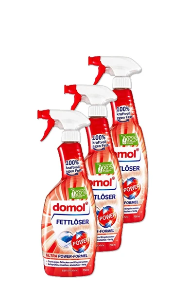 DOMOL Yağ Çözücü Sprey
750 Ml (3 Adet)