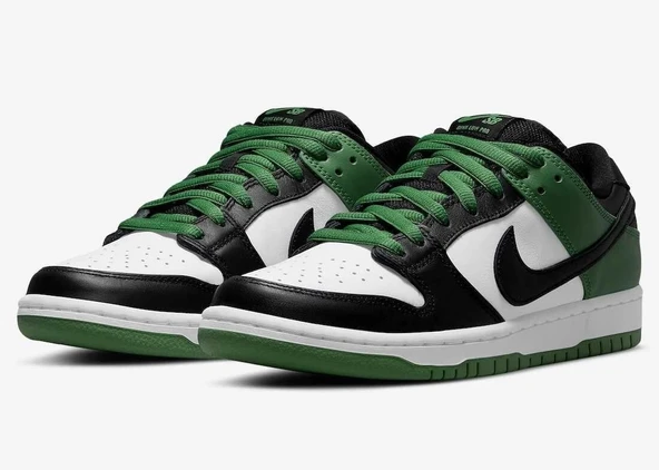 Nike SB Dunk Low Pro Black and Classic Green BQ6817-302 - 3