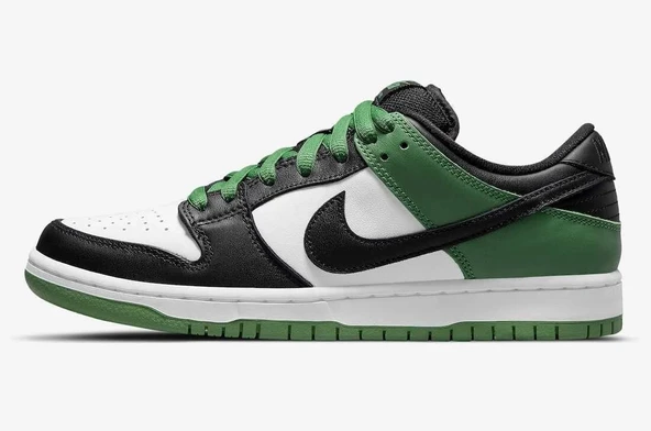 Nike SB Dunk Low Pro Black and Classic Green BQ6817-302 - 2