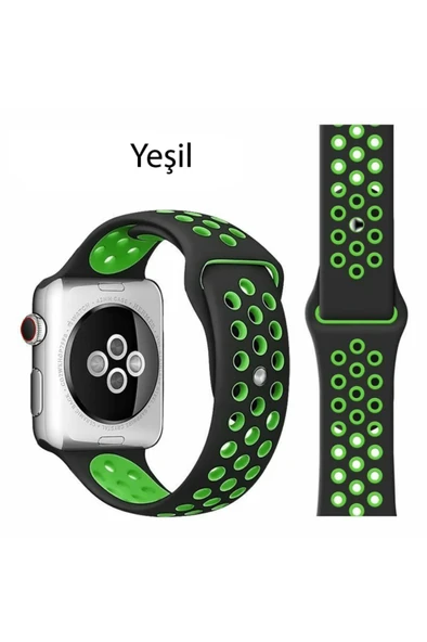 Apple Watch 7 8 9 10 Seri 40 41 42mm Uyumlu Spor Silikon Kordon - 4