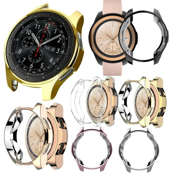 Samsung Galaxy Gear S3 Gear Watch 46mm Silikon Kapak Kılıf Koruma - Resim 2