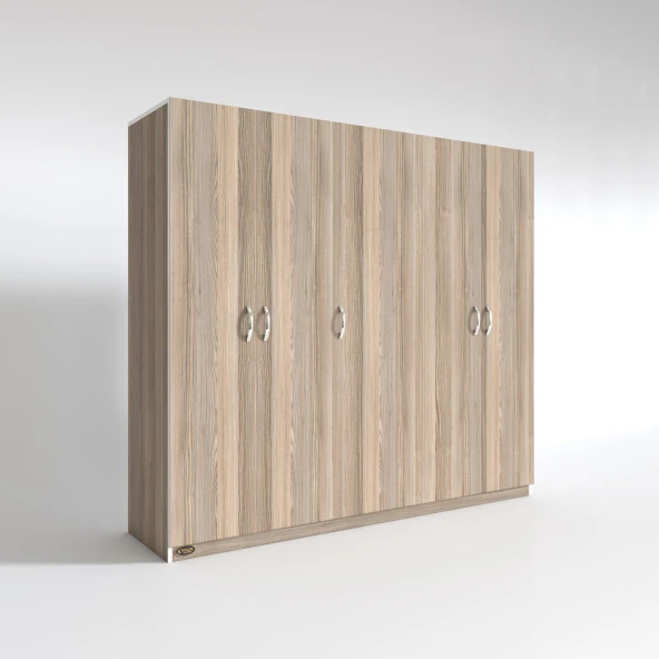 Kenzlife gardırop 5 kapılı horozibiği 180*200*52 crd XLARGE kapaklı gardolap dolap - Resim 3