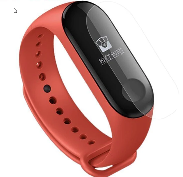 Xiaomi Mi Band 3 ile Uyumlu Ekran Koruyucu Film Jelatin 2 Adet - Resim 3