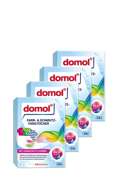 DOMOL Renk Ayırıcı Mendil 24'lü (4 Adet)