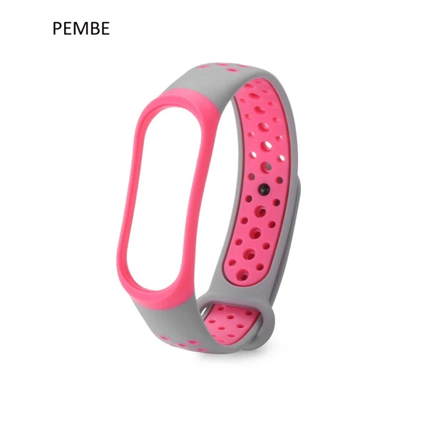 Xiaomi Mi Band 3 4 Uyumlu Akıllı Bileklik Kordon Kayış Spor Model - Resim 7