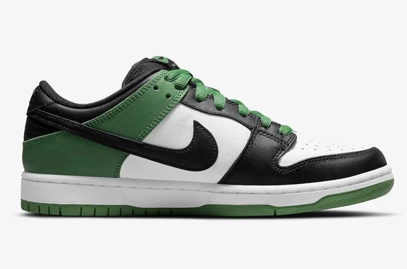 Nike SB Dunk Low Pro Black and Classic Green BQ6817-302