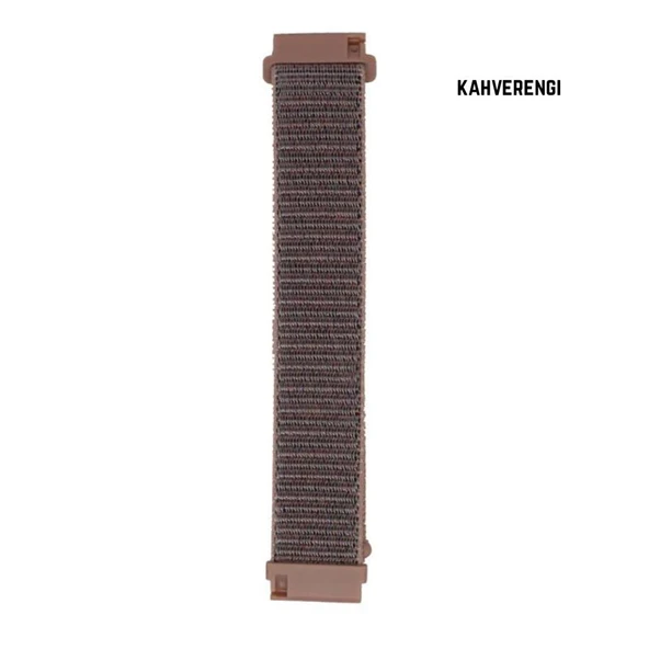 Samsung Gear Watch 3 41mm Active 2 40 44mm Uyumlu Loop Örgü Kordon - Resim 3