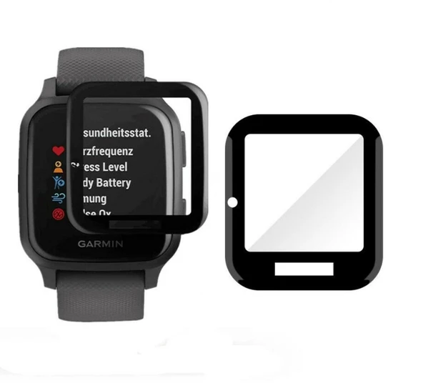 Garmin Venu Sq Sq Music ile Uyumlu 3D Cam Full Ekran Koruyucu ürün görseli