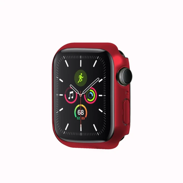 Apple Watch 7 Serisi 41mm Rubber Sert Plastik Kılıf Kapak - Resim 8